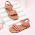 thumbnail image 4 of enyan girls Baby Girls and Toddler Sporty Sandals With Adjustable Straps Girls Summer Sandals,Pink,Size 12, 4 of 6