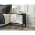 thumbnail image 4 of ACME Table d'Appoint Shimas 2 Tiroirs en Bois en Argent et Noyer, 4 of 5