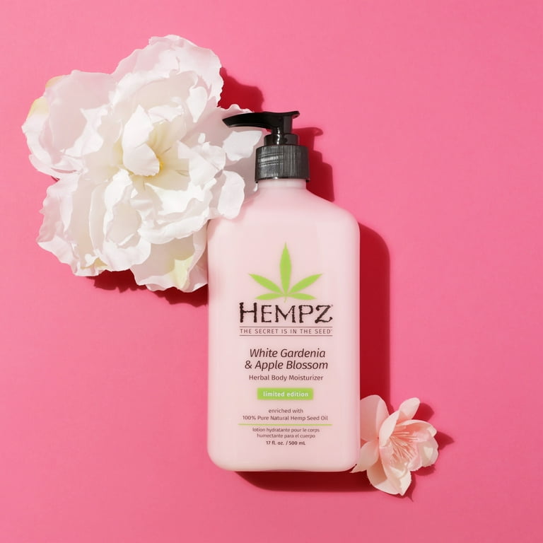 Hempz White Gardenia & Apple Blossom Herbal Body Moisturizer for