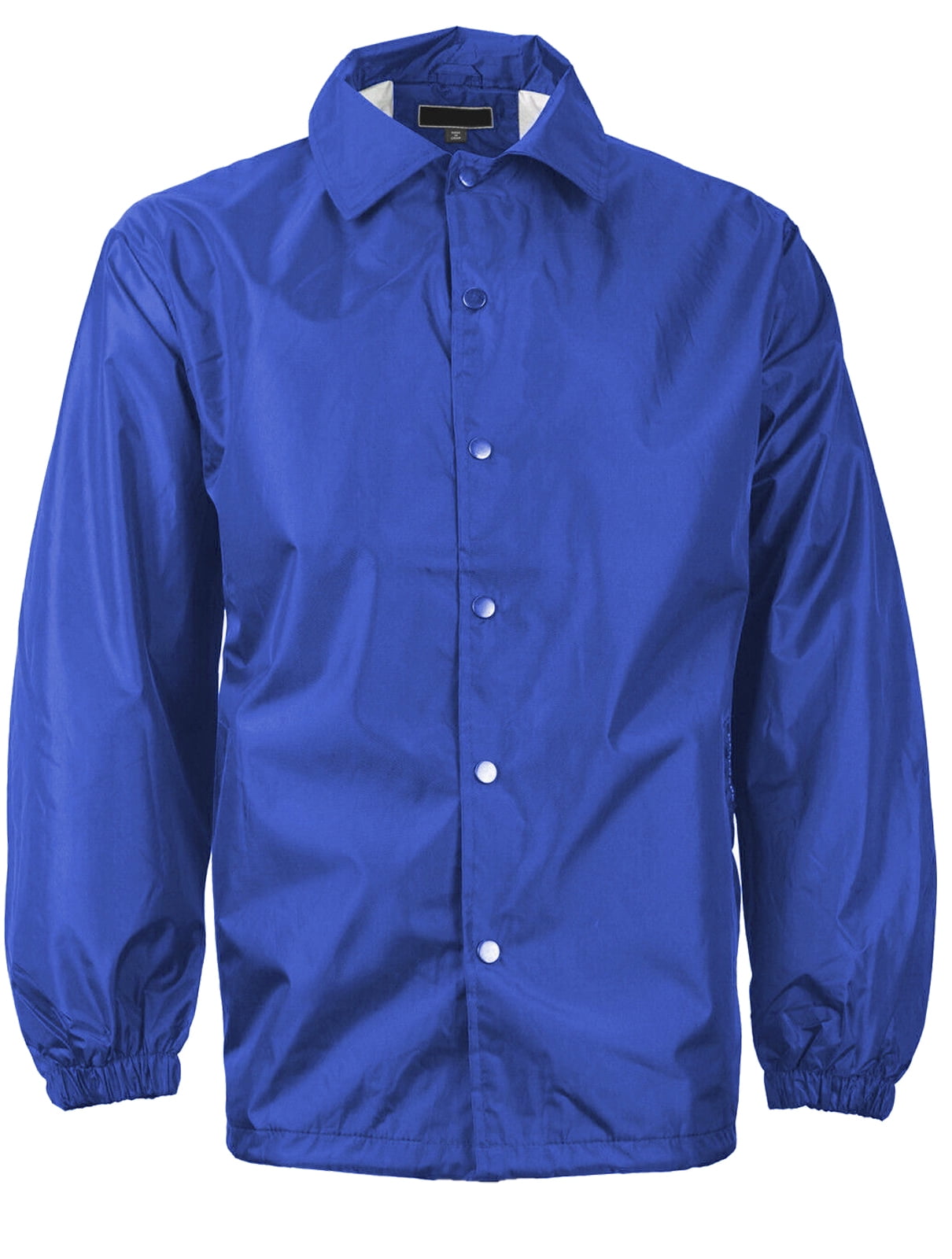 Renegade Men's Lightweight Water Resistant Button Up Windbreaker Coach