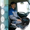 thumbnail image 7 of Seat Cushion with Back Support Memory Foam Pads for Truck Driver Office Chair Cushion Home Chair Cushion Car Non Slip Pad for Office Workers Car Drivers (Dark Grey), 7 of 7