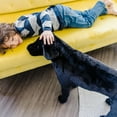 thumbnail image 5 of Melissa & Doug Giant Black Lab - Lifelike Stuffed Animal Dog (over 2 feet tall), 5 of 9