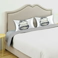 thumbnail image 3 of Yayeee Pillowcase Standard Size Set of 2 Satin Wrinkle Resistant Pillow Case, Black Cute Cat, 3 of 7