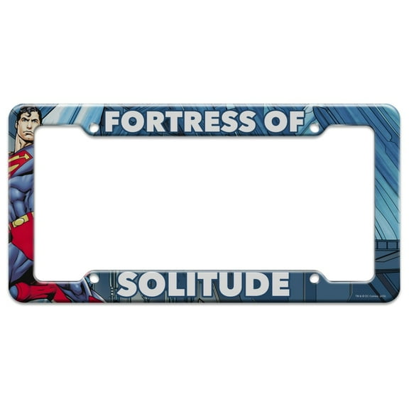Superman Fortress of Solitude License Plate Tag Frame