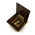thumbnail image 2 of Magnificent Single Pink Rose Musical Box From Sorrento, Italy - Lara's Theme (Drihivago), 2 of 2