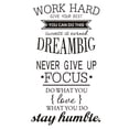 thumbnail image 4 of Coofit Inspirational Wall Sticker Self-Adhesive Quote Wall Decal Letter Decal for Wall, 4 of 6