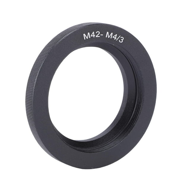 Adaptador De Montaje De Lente M42 A M4/3, aleación De Aluminio, Lente Fina M42 A Adaptador De Lente De Cámara M4/3 Para Cámara Sin Espejo