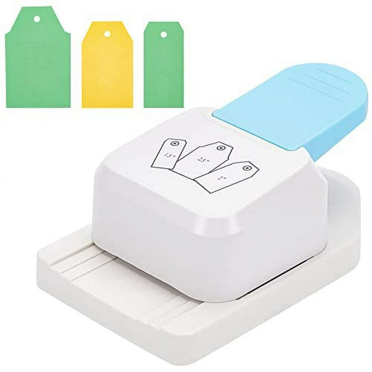 Paper Craft Tag Punch Tag Shape Lever Action Craft Puncher Gift Tag Paper Craft Punch Small Hole Punch for Paper Crafting Scrapbooking Cards Arts DIY