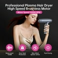 Professional Hair Dryer, Lightweight Foldable, Compact Dual Ion Hair