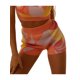 thumbnail image 2 of Txlixc Traje de dos piezas para mujeres, chaleco de punto impreso sin mangas con tirantes y pantalones cortos elásticos Txlixc moda, 2 of 7