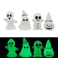 thumbnail image 1 of Paquete De 4 Colgantes De Pared De Terror Decorativos Luminosos Artesanales De Resina Decoración De Halloween Accesorios Para El Hogar Calcomanía De Fiesta Suministros De Vacaciones Speravity HA037337-00, 1 of 6