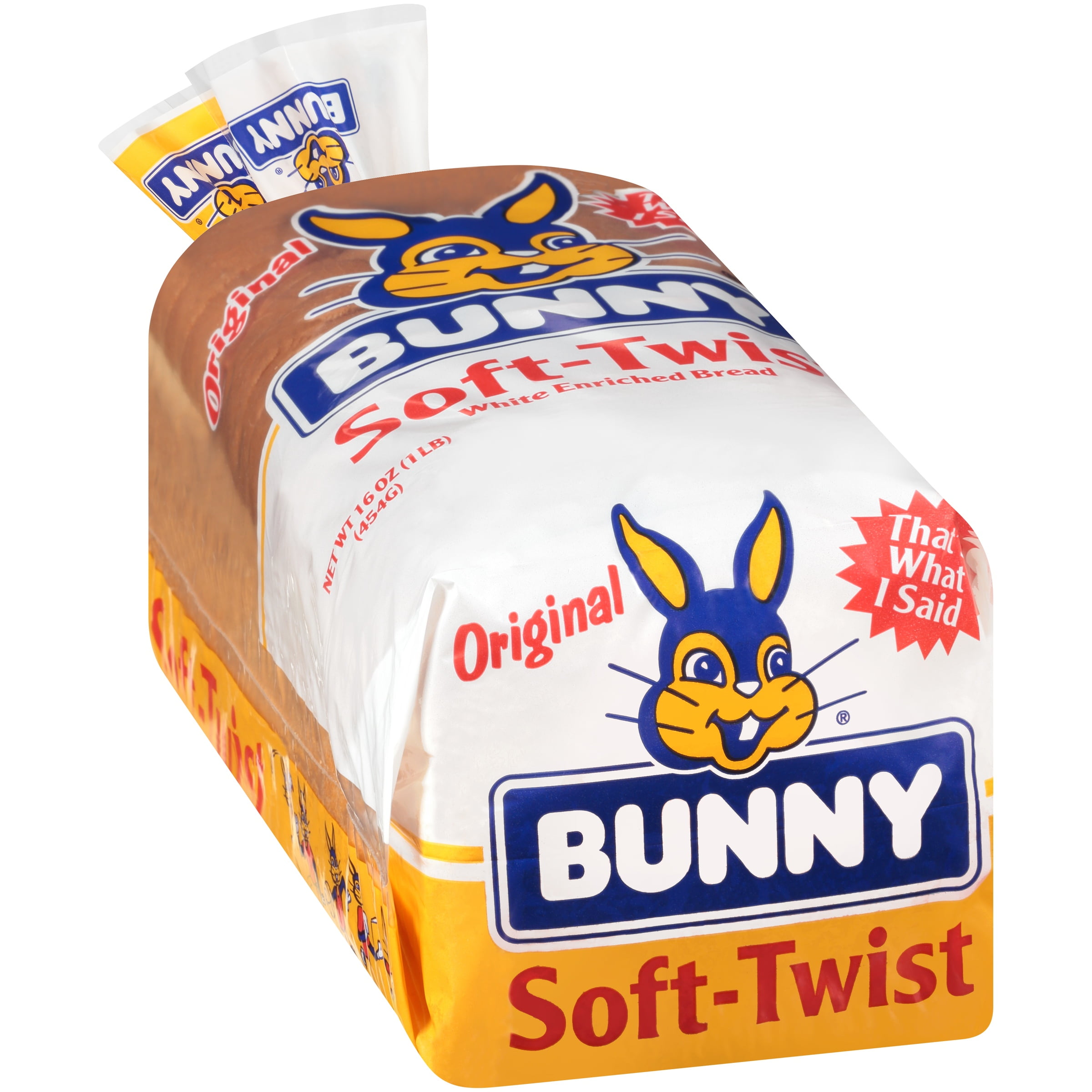 Bunny® SoftTwist Original White Enriched Bread 16 oz. Loaf