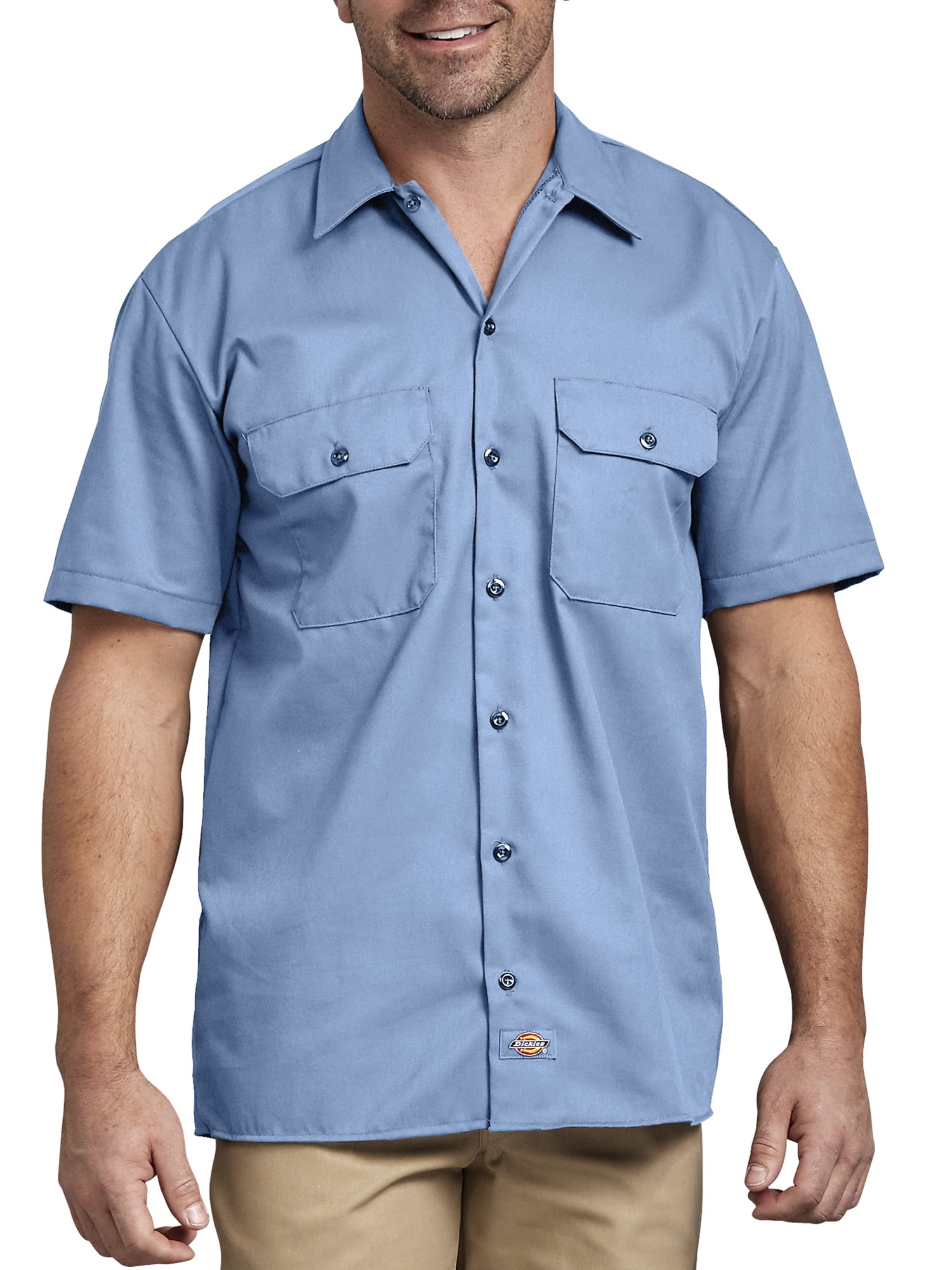 Dickies - Dickies Mens and Big Mens Short Sleeve Twill Work Shirt ...