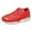 Red, variant on Womens Platform Sneakers Fashion Color Block Quilted Lace up Tennis Shoes Nonslip Thick Sole Casual Walking Shoes White Size 8