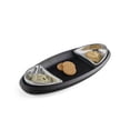thumbnail image 3 of NOIR TRIPLE CONDIMENT Server w Spoons crafted by Nambe, 3 of 4