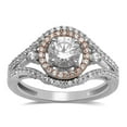 thumbnail image 2 of 925 2micron 14KPG Plated Cr. White Sapphire Ring, 2 of 2