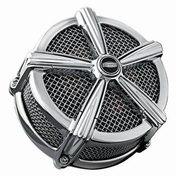 Kuryakyn 9451 Hi Five Mach 2 Air Cleaner for Harley Davidson & Custom Motorcycle Applications