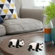 thumbnail image 4 of Figura de juguete realista con adornos de plástico de modelo animal para coleccionistas Panda, 4 of 9