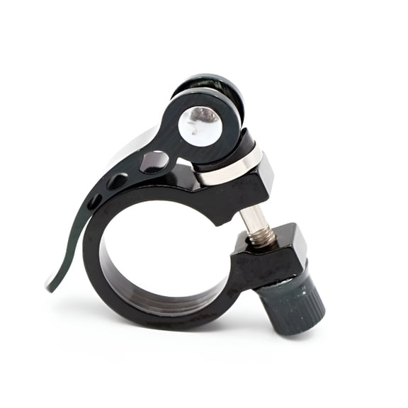 MELIVO Bike Seat Post Clamp 28.6/31.8/34.9mm Seat Tube Clip Bicycle Quick Release Seatpost for Mountain Tube Bike Cycling Tool