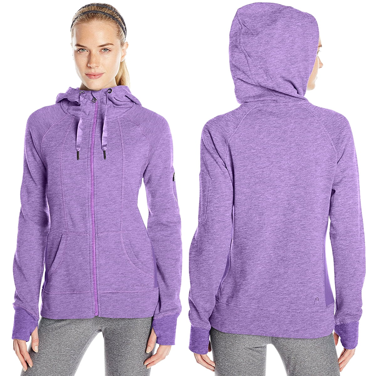 fleece hoodie with thumb holes
