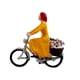 thumbnail image 4 of Modelo de niña en bicicleta a escala 1:64, mini figura de ciclista, figura en miniatura coleccionable para caja de arena, modelo de ferrocarril, 4 of 7