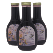 Angle View: Huckleberry Haven Wild Huckleberry Syrup Banjo Bottle 11 oz. - 3 Pack