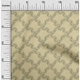 thumbnail image 2 of oneOone Velvet Beige Fabric Asian Block Craft Projects Decor Fabric Printed By The Yard 58 Inch Wide, 2 of 4