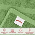 thumbnail image 3 of RIVERSIDE 2 Pack Sage Bath Mats 21x34 Soft and Absorbent Cotton Bathroom Rugs Set, 3 of 8