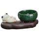 thumbnail image 4 of Quemador de incienso de rana Perfecl escultura decorativa figura de animal, 4 of 8