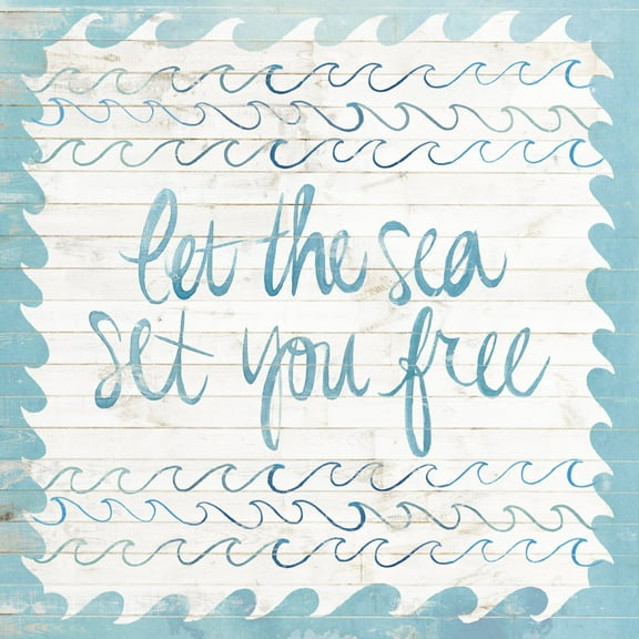 "Sea Set You Free" Painting Print on Wrapped Canvas
