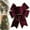 C, variant on Burgundy Red Christmas Tree Velvet Bow, Christmas Tree Topper Bow, 6.7*8.3 inch Christmas Wreath Bow, Large Christmas Bows Xmas Decor Party Supplies Wreath Railing Fences