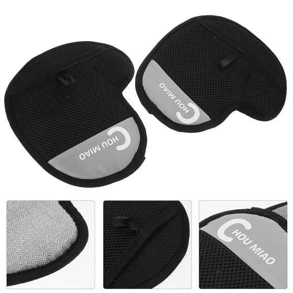 TEHAUX 2Pcs Pet Gloves for Dogs and Cats Black with Soft Comfortable Material