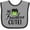 Heather and Black, variant on Inktastic Halloween So Franken Cute Boys or Girls Baby Bib