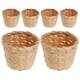 thumbnail image 1 of Cesta de almacenamiento tejido de 6 piezas Cesta de bambú de bambú Sundries Cesta de canasta Contenedor de flores, 1 of 5