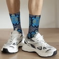 thumbnail image 4 of Uemuo Turtle Pattern Women's Crew Socks, Soft Durable Breathable Moisture-Wicking with Odor Control Cotton socks, 4 of 9