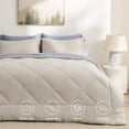 thumbnail image 3 of Juego de Edredón Bedsure King Size Beige Reversible 7 Piezas, 3 of 7