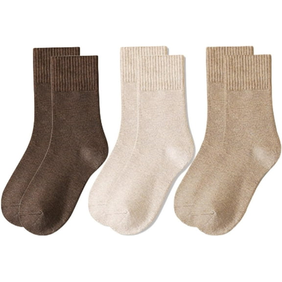 3 Pairs Bamboo Mini Womens Crew Socks(5-10)