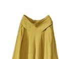 thumbnail image 4 of Hilenly Womens Capri Pant Wide Leg Palazzo Pants Flowy Cotton Linen Cropped Pants with Pockets, 4 of 5