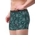 thumbnail image 2 of Xecao Vintage Floral Print Men's Underwear Boxer Briefs Pack - Your ComfortSoft, Moisture-Wicking, and Breathable Choice for Men's Underwear-Large, 2 of 5