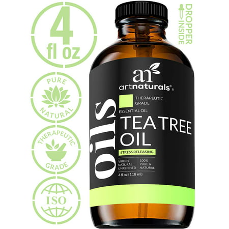 ArtNaturals 100% Pure Tea Tree Essential Oil - (4 Fl Oz / 120ml) - Natural Premium Melaleuca Therapeutic Grade - Great with Soap and Shampoo, Face and Body Wash - Antifungal Treatment for Acne, (The Best Tea Tree Oil Brand)