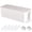 White, variant on Large Black Cable Management Box For Home And Office Desk Tv And Entertainment System Wires