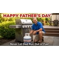 thumbnail image 3 of Flame King 20 lb Steel Propane Cylinder Tank with Built-in Gauge, OPD Valve, Pre-Purged, DOT & Transport Canada Certified, Empty LP Gas Tank, Gifts for Father, 3 of 12