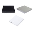 thumbnail image 1 of Plastic PC CD Writer Portable USB Interface Indoor Outdoor Household DVD Driver Noise Cancelling Notebook Computer Player Black, 1 of 7