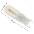 thumbnail image 4 of Paquete de 2 luces LED Wosthever Ángulo de haz de 360 grados G9 3W 5W, 4 of 6