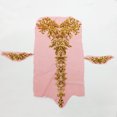 thumbnail image 1 of Malla de lentejuelas, hilo dorado, pluma, cola de fénix, patrón de ramillete, bordado, pegatina de tela, vestido cheongsam, accesorios de decoración de escenario, 1 of 5