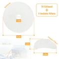 thumbnail image 5 of Beaquicy Dryer Exhaust Filter for Panda Sonya Portable Dryer Lint Replacement 20 pcs, 5 of 7