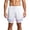 White, variant on QIYAGBSA Basketball Shorts for Men 2 in 1 Mesh with Compression Liner Drawstring Elastic Waist Side Pockets Dolphin Hem Lightweight Gym Training Summer