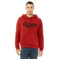 thumbnail image 2 of Daxton Adult Unisex Pullover USA Cities State Script Hoodie Fleece Sweatshirt, Arizona Red Black, M, 2 of 2
