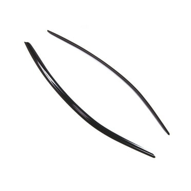 Tuningpros WD2-739B Outside Mount Window Visor Deflector Rain Guard Dark Smoke 2 Pcs Set For 2017-2018 Subaru BRZ