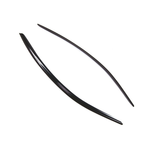 Tuningpros WD2-739 Outside Mount Window Visor Deflector Rain Guard Dark Smoke 2 Pcs Set For 2013-2016 Subaru BRZ